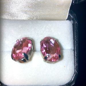 Pink earrings
